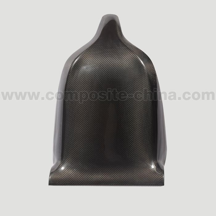 China serat karbon Bahagian ekzos Auto